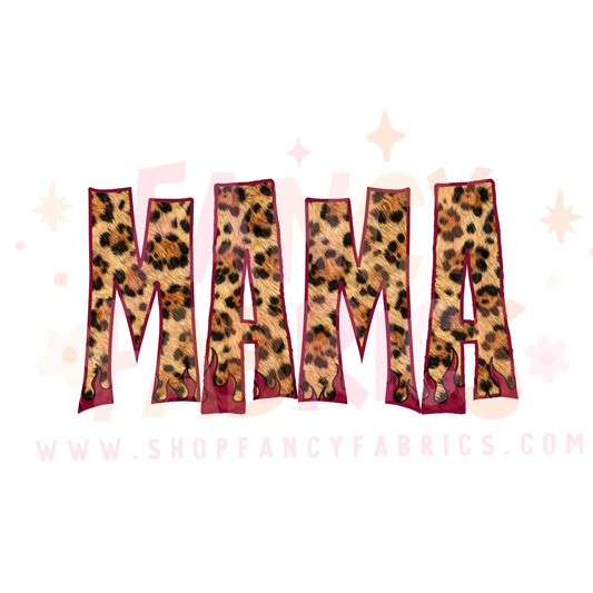 Mama (Leopard) | Adult Size | DTF Transfer | Ready To Ship