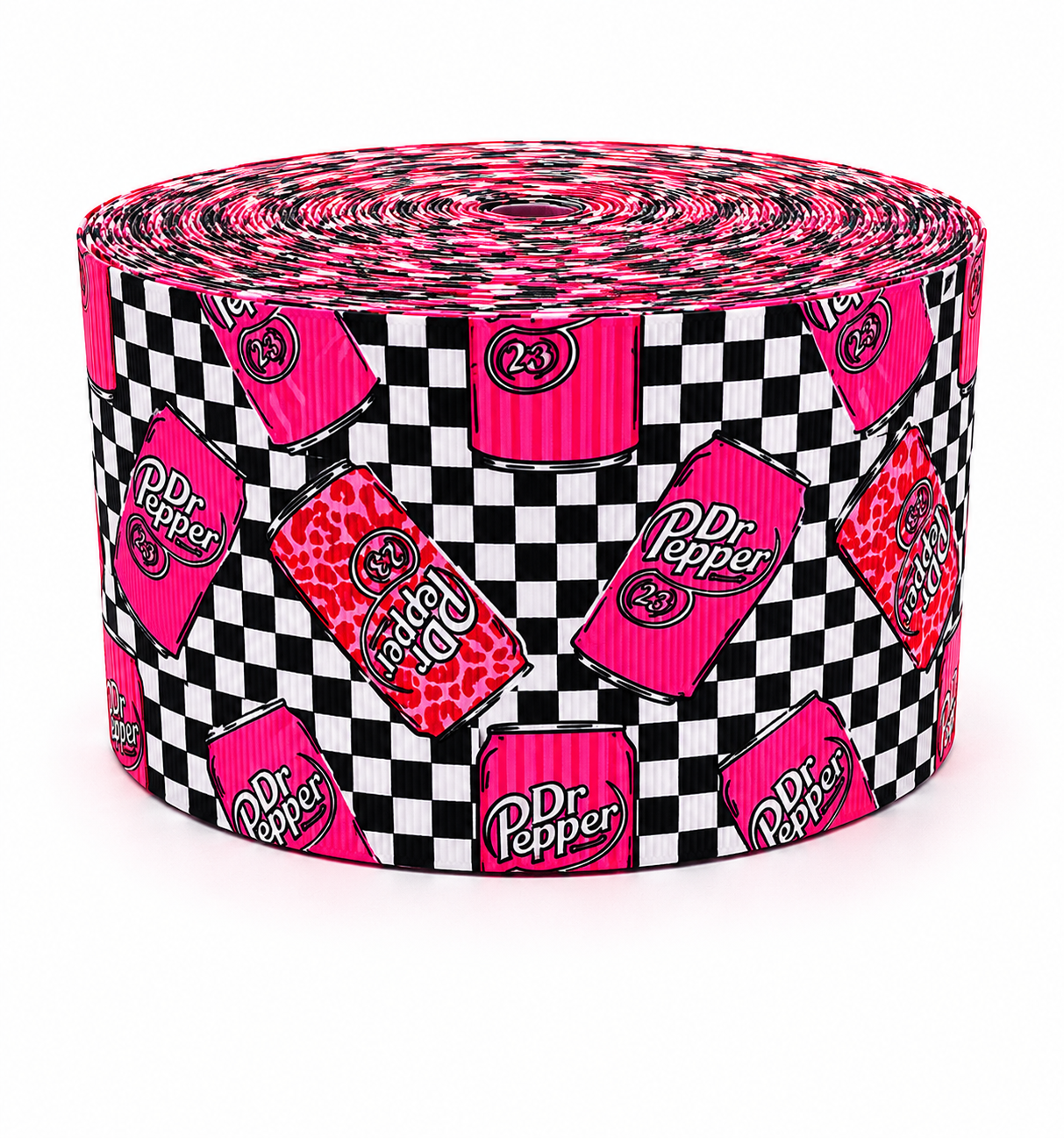 Dr. P Checkers | 3" Single Sided | Printed Ribbon | Ready To Ship
