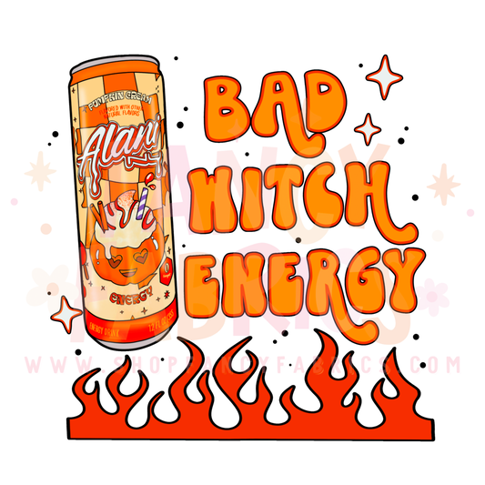Bad Witch Energy | Adult Size | DTF Transfer | Ready To Ship