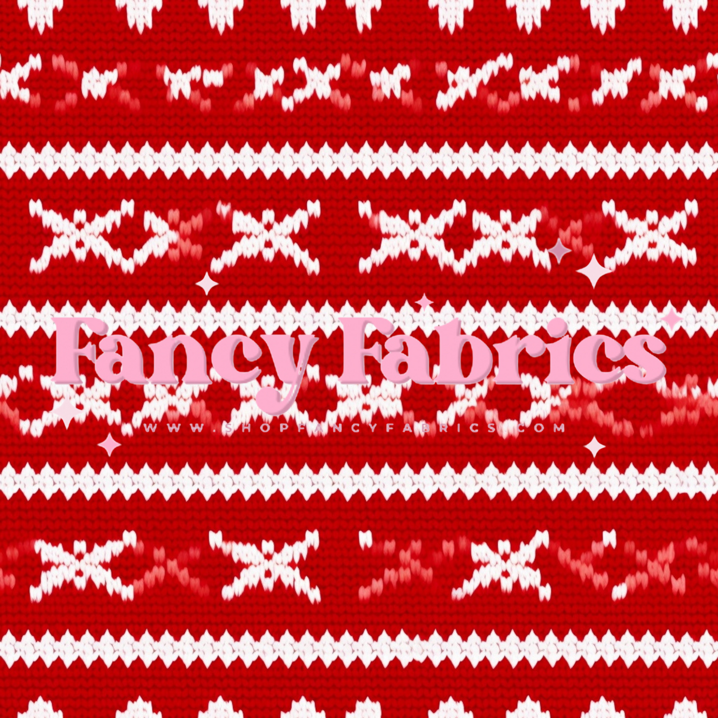 Red Christmas Sweater | PREORDER | By The Yard