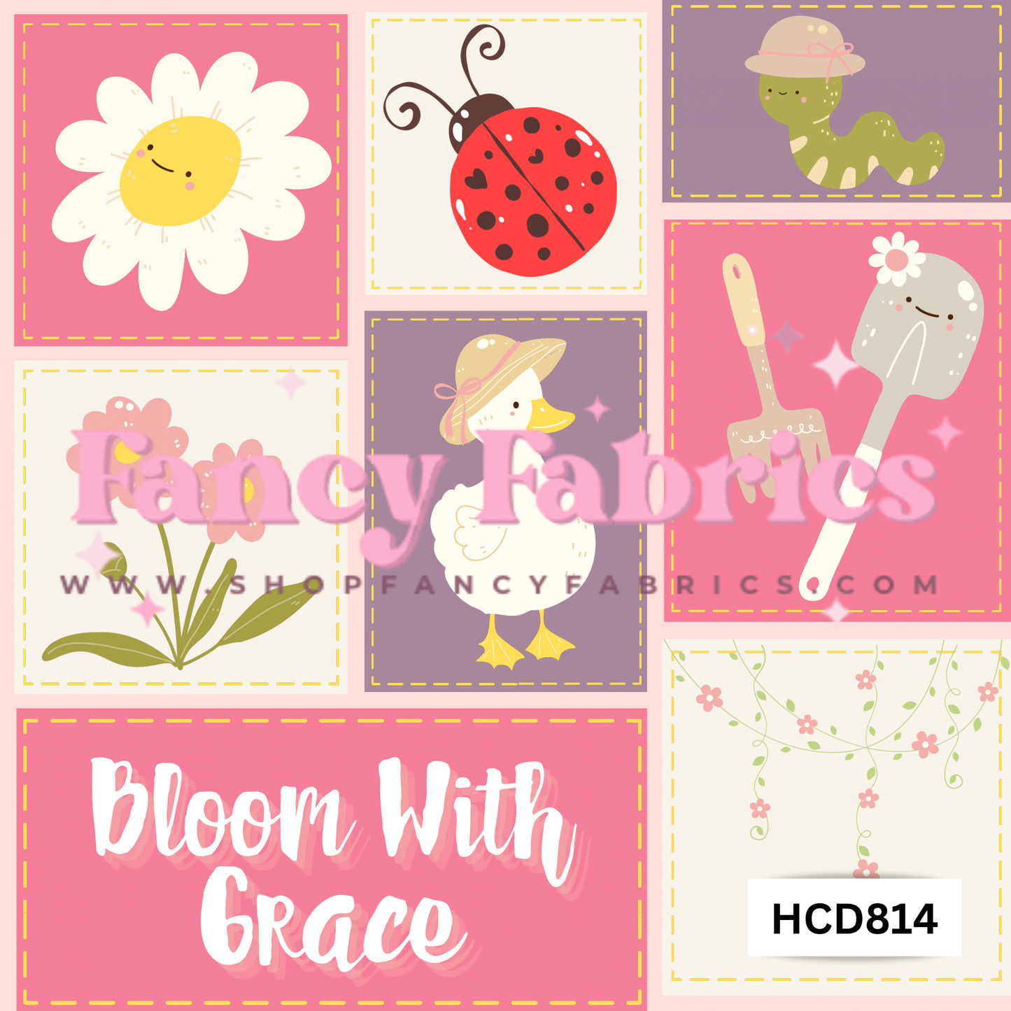 HCD814 |  PREORDER | Fabric By The Yard