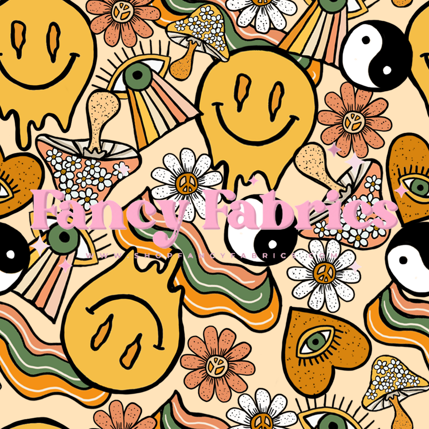 Trippy Hippie | PREORDER | By The Yard