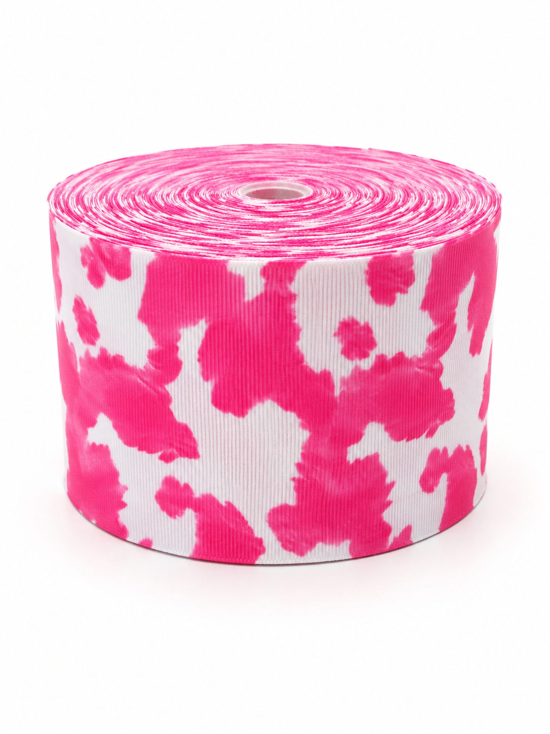 Hot Pink Cow | 3" Single Sided | Printed Ribbon | Ready To Ship