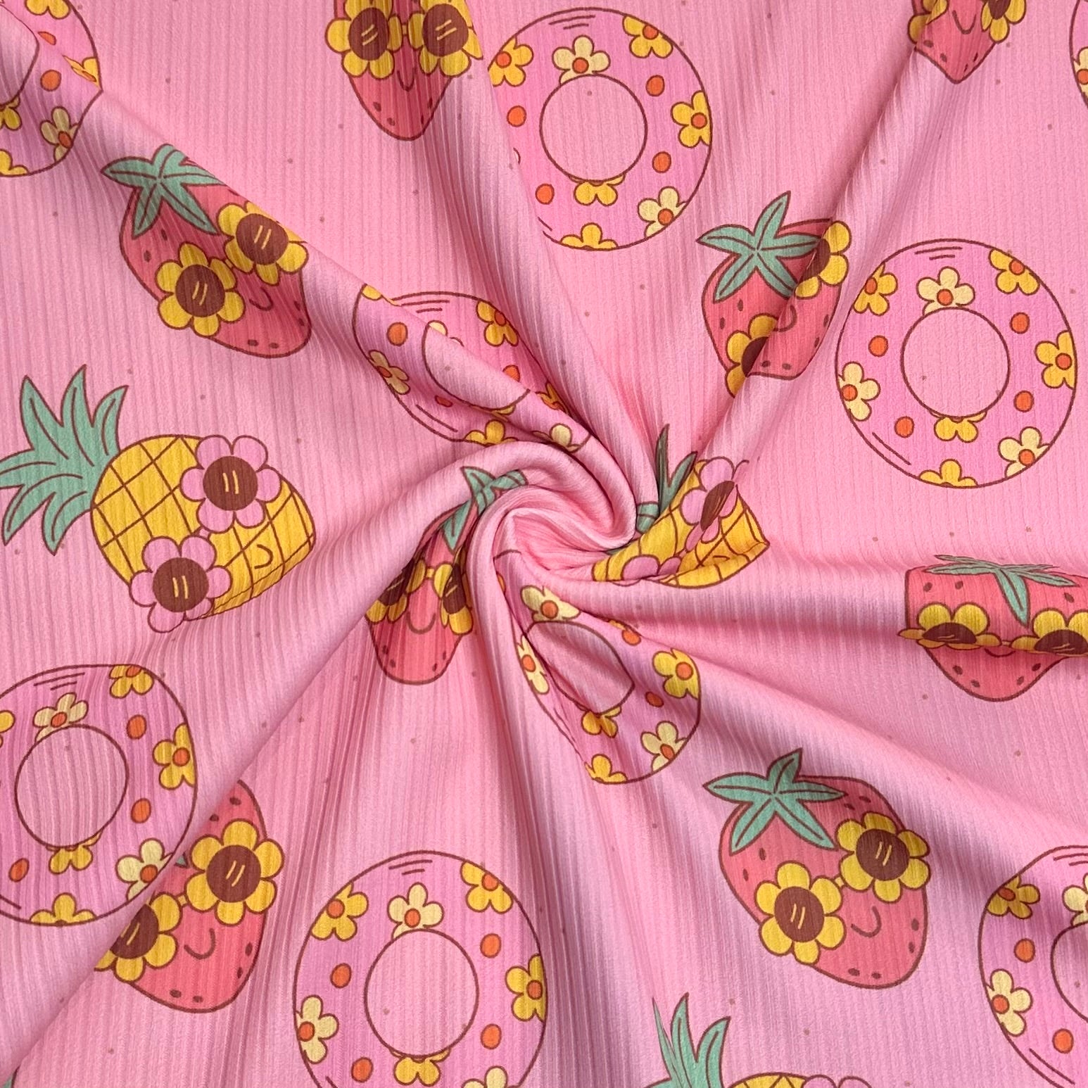 Pool Fruit | 6x6 Scaling | Skinny Rib | Ready To Ship