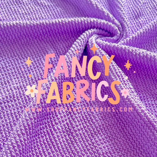 Electric Purple | Fancy Knit | Ready To Ship