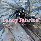 Black Sparkle Snowflakes | Mesh | Ready To Ship