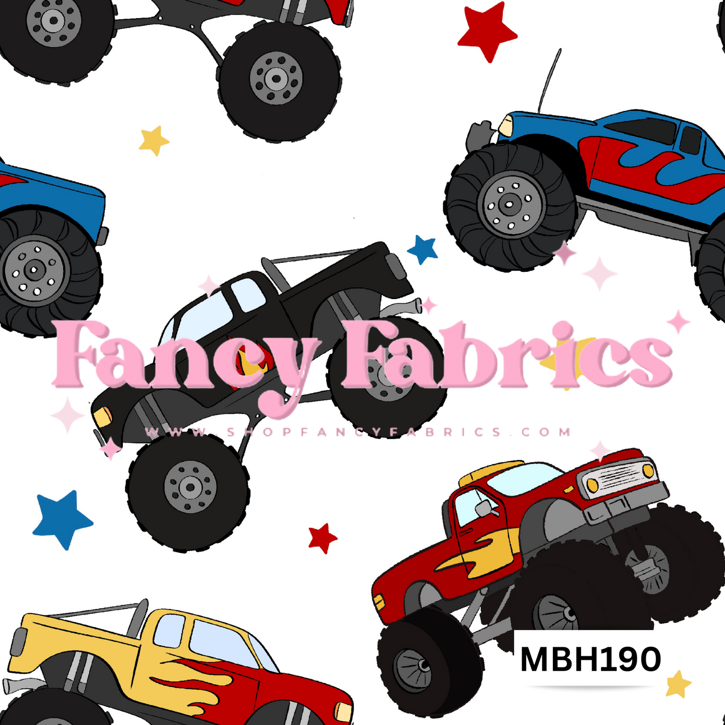 Monster Trucks MBH190 | PREORDER | By The Yard