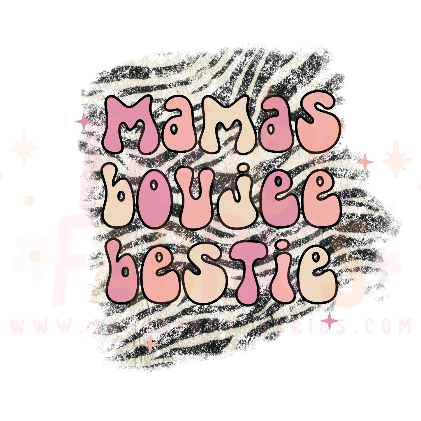 Mama's Boujee Bestie | Child Size | DTF Transfer