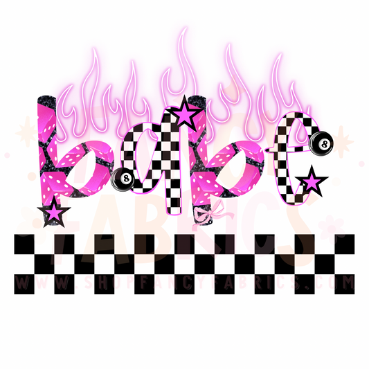 Babe (Flames) | Child Size | DTF Transfer