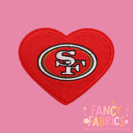 SF Heart | Iron On Patch