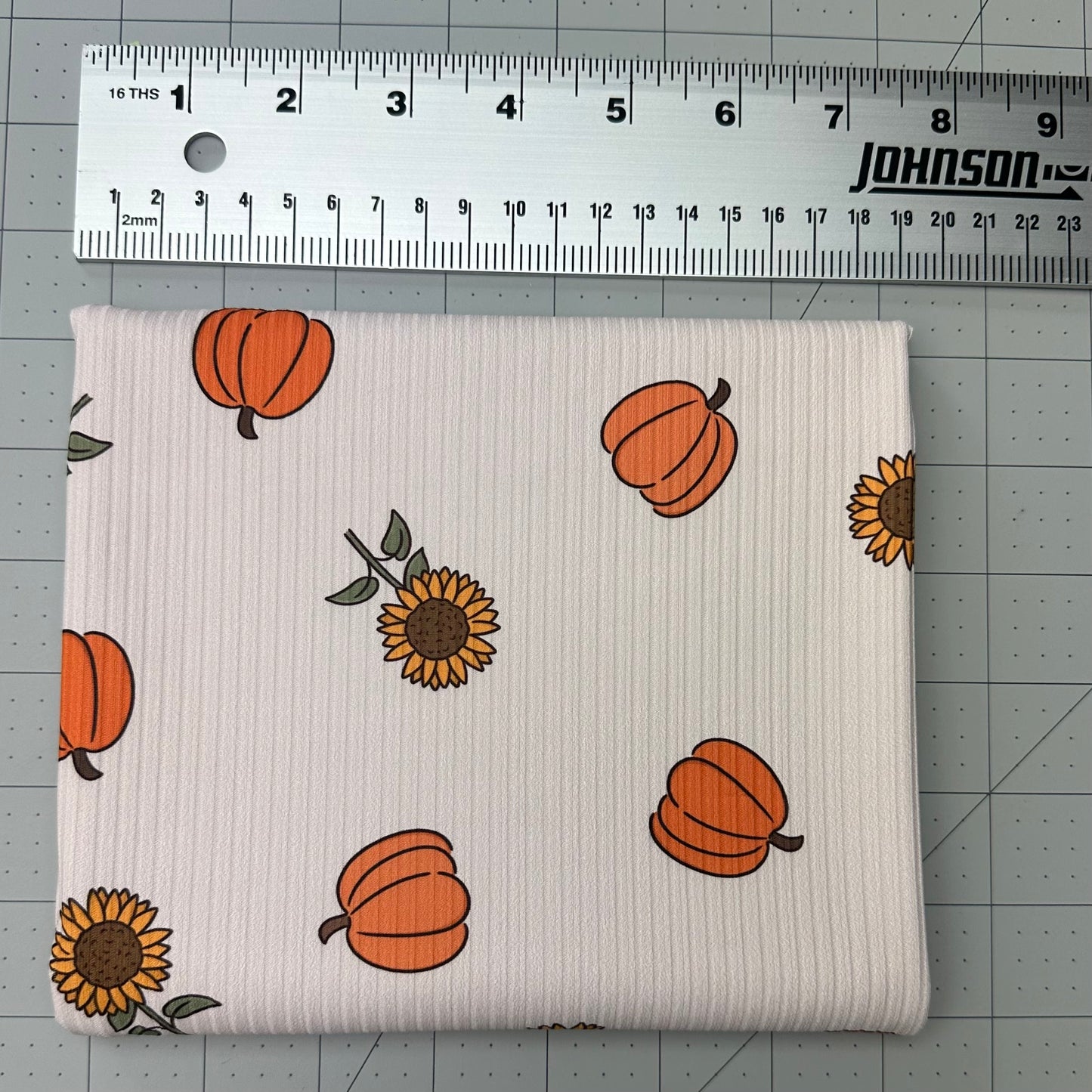 Pumpkins & Sunflowers | 8x8 Scaling | Skinny Rib | Ready To Ship