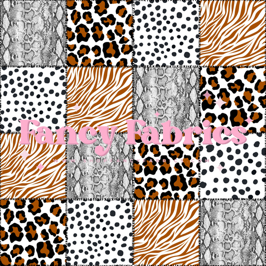 Animal Print Patchwork | PREORDER | By The Yard