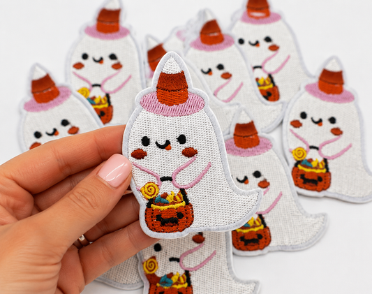 Trick Or Treat Ghost | Iron On Patch
