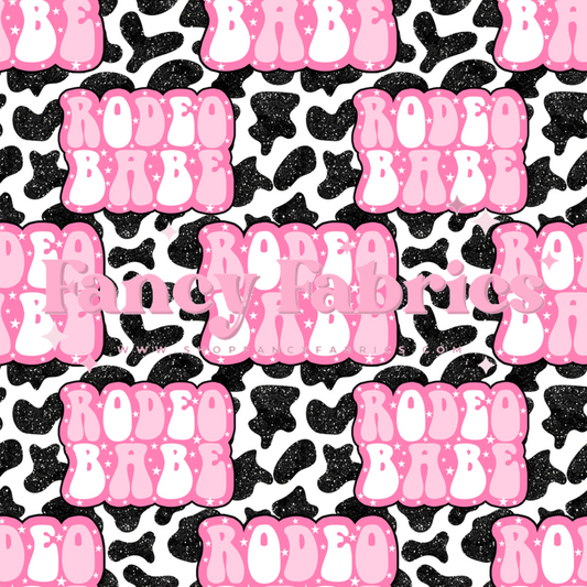 Rodeo Babe (Cow Print) | PREORDER | By The Yard