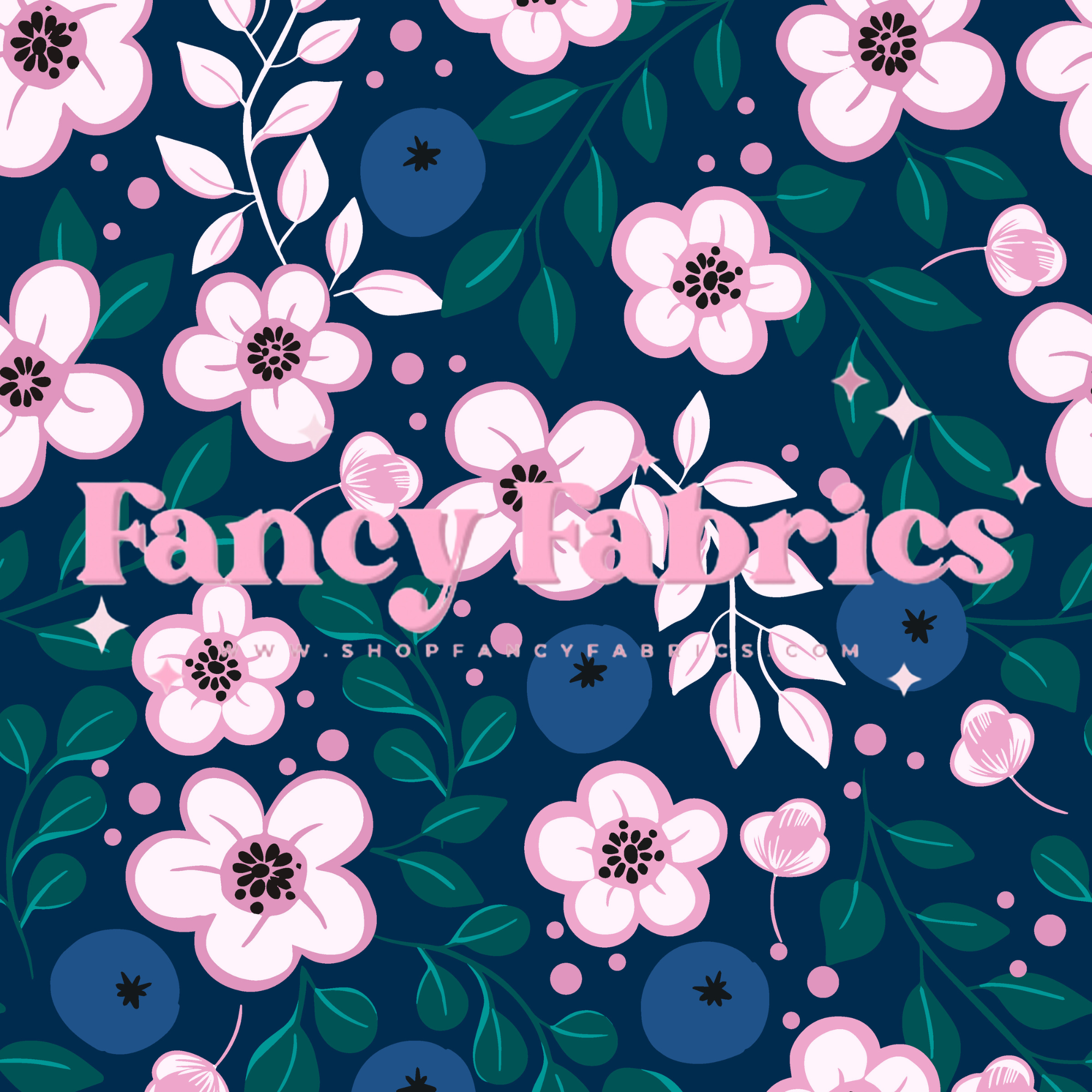 Muse Bloom | Tonia (Dark Blue) | PREORDER | By The Yard