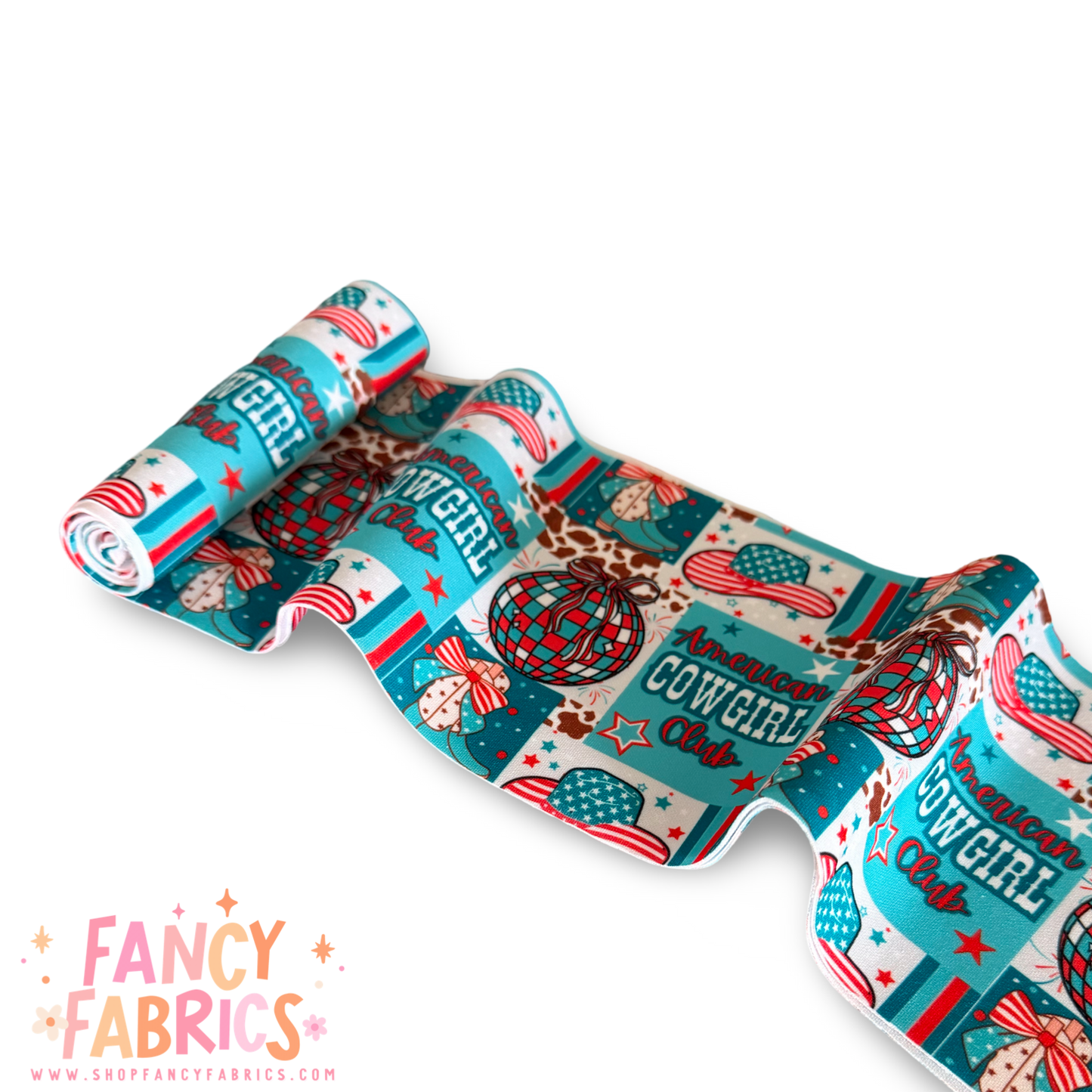 American Cowgirl | 5"xWOF Strip | Thin Scuba | Ready To Ship