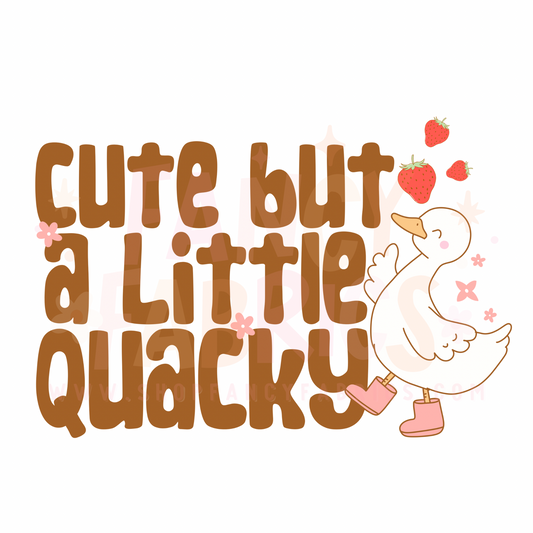Cute But Quacky | Child Size | DTF Transfer