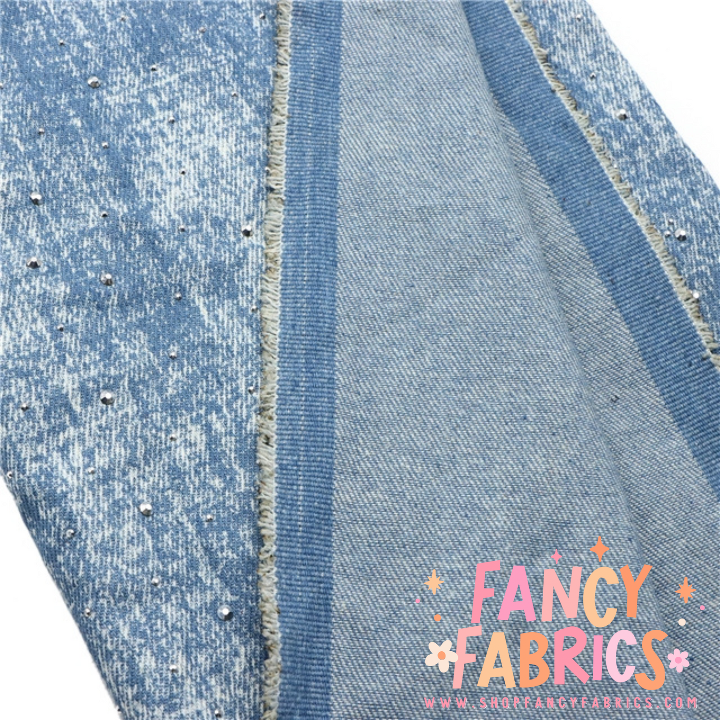 Rhinestone Denim (Light) | Ready To Ship