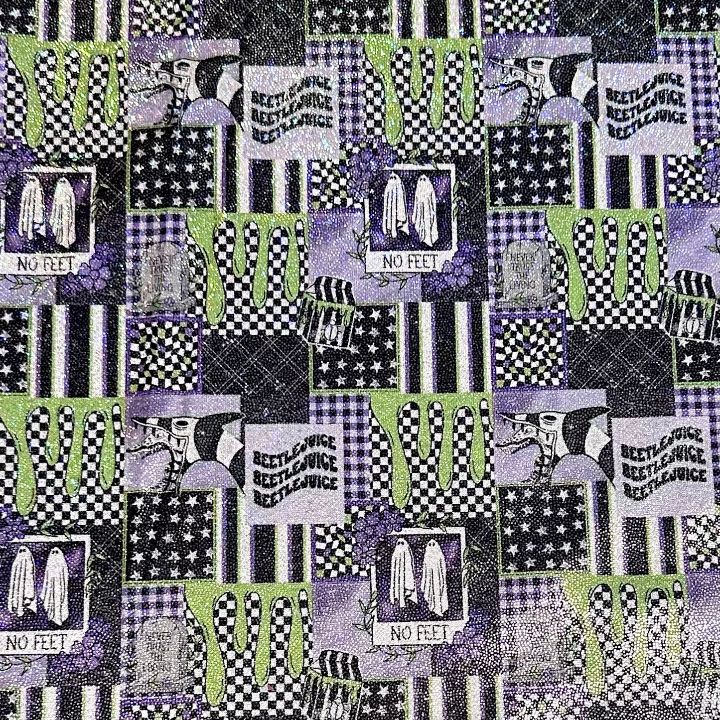 Beetle Patchwork | 4x4 Scaling | Printed Holographic | Ready To Ship