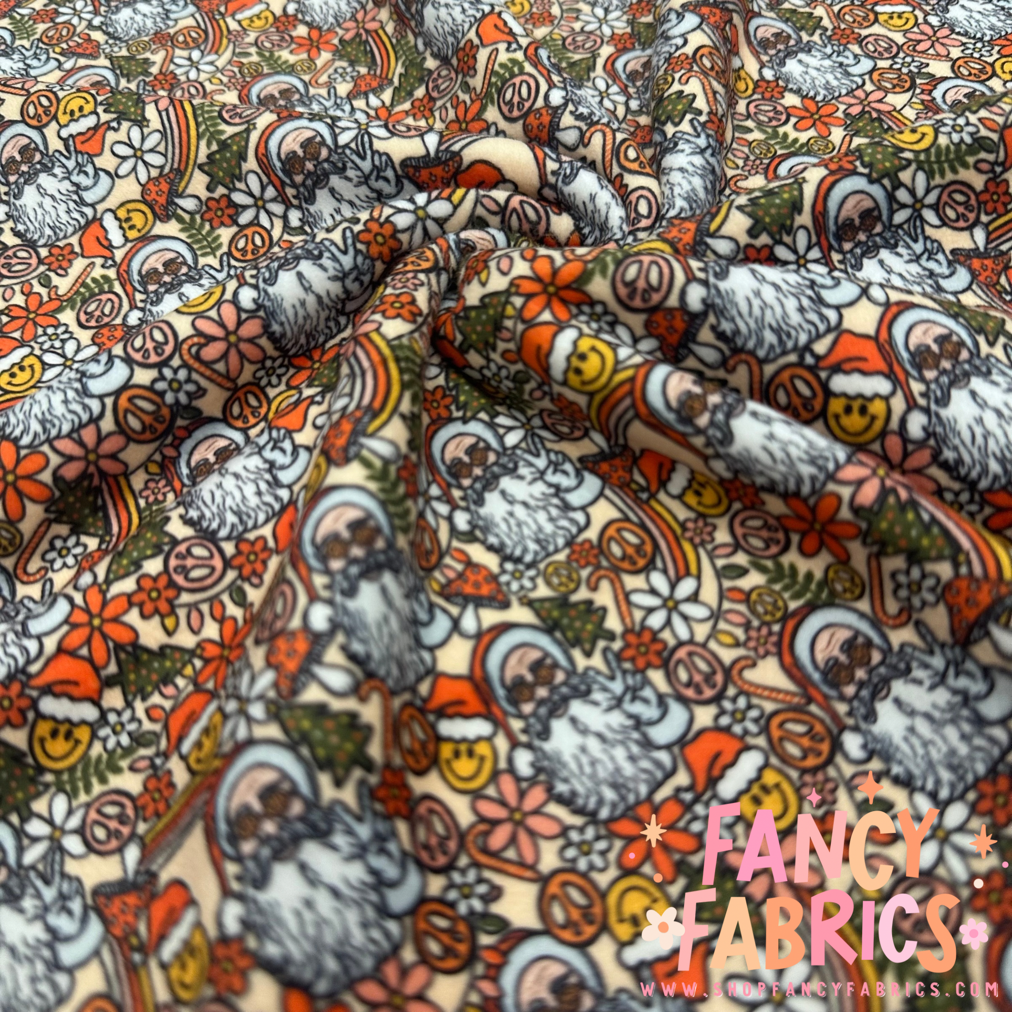 Hip Santa | Single Sided Minky | Ready To Ship