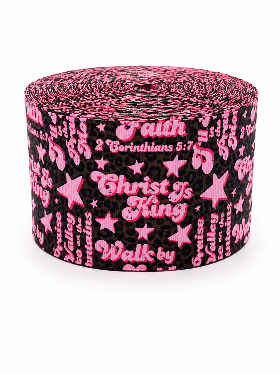 Christ Is King | 3" Single Sided | Printed Ribbon | Ready To Ship
