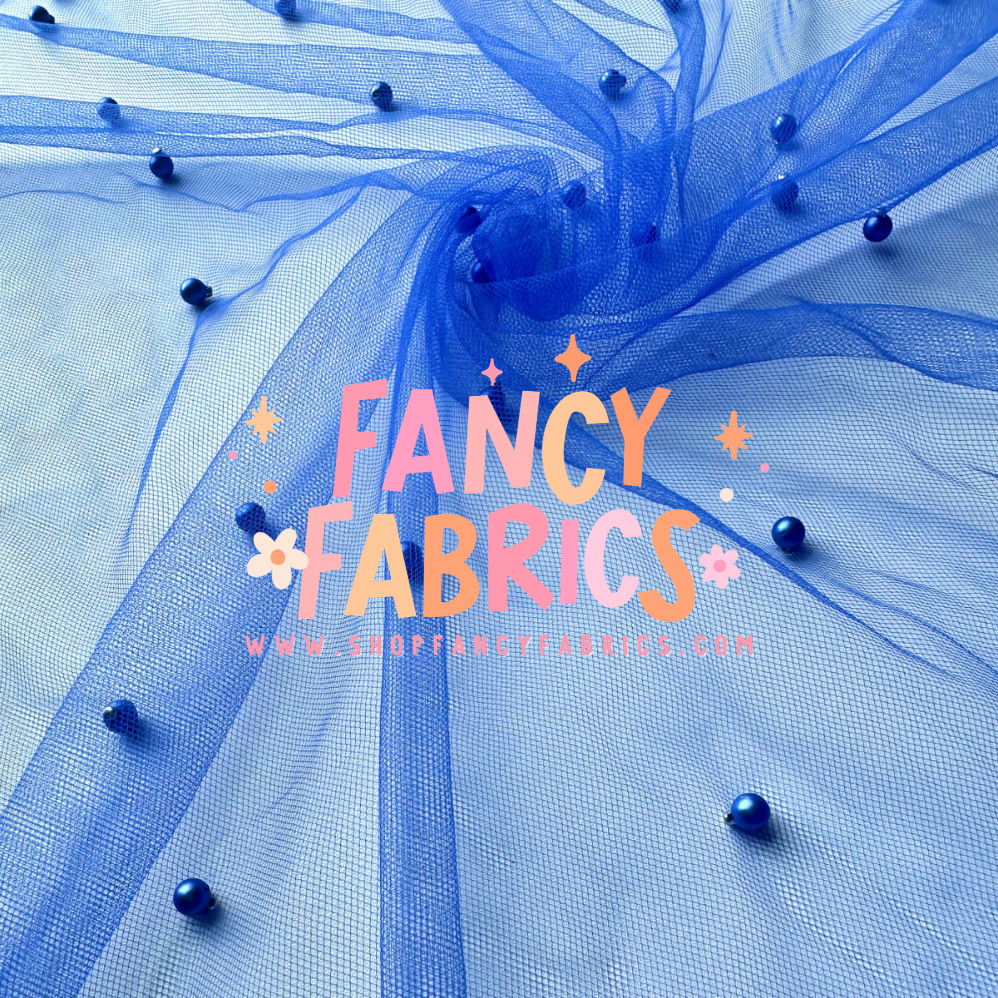 Blue | Pearl Mesh | Ready To Ship