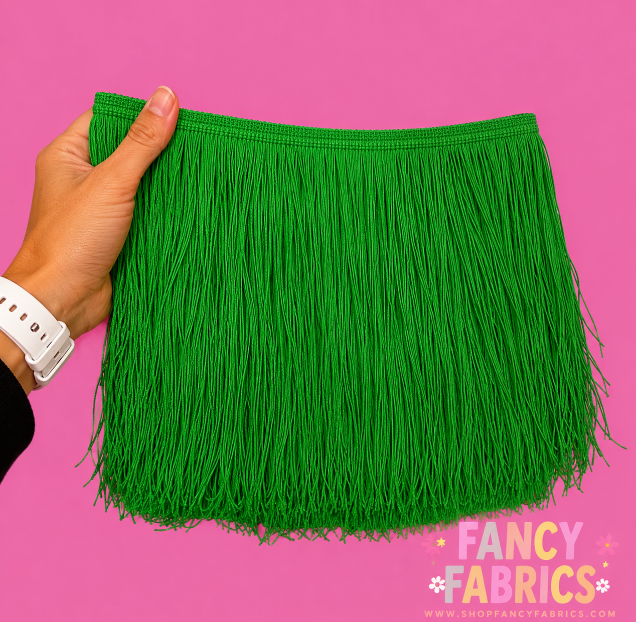 Green | Fringe | By The Yard