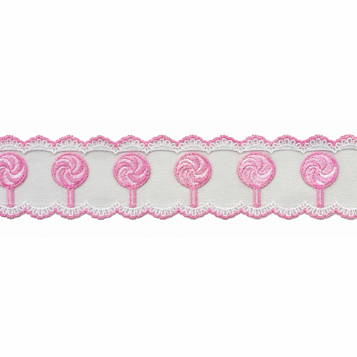 Lollipops | 2" Lace Ribbon | Ready To Ship