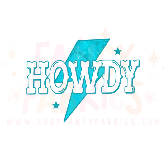 Howdy Bolt | Child Size | DTF Transfer
