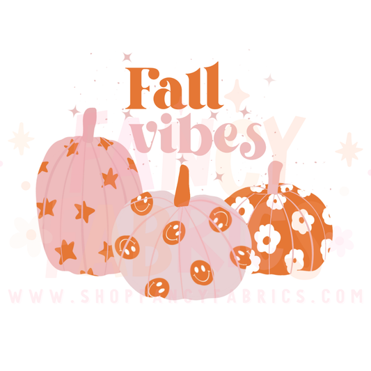 Fall Vibes (Pumpkins) | Child Size | DTF Transfer