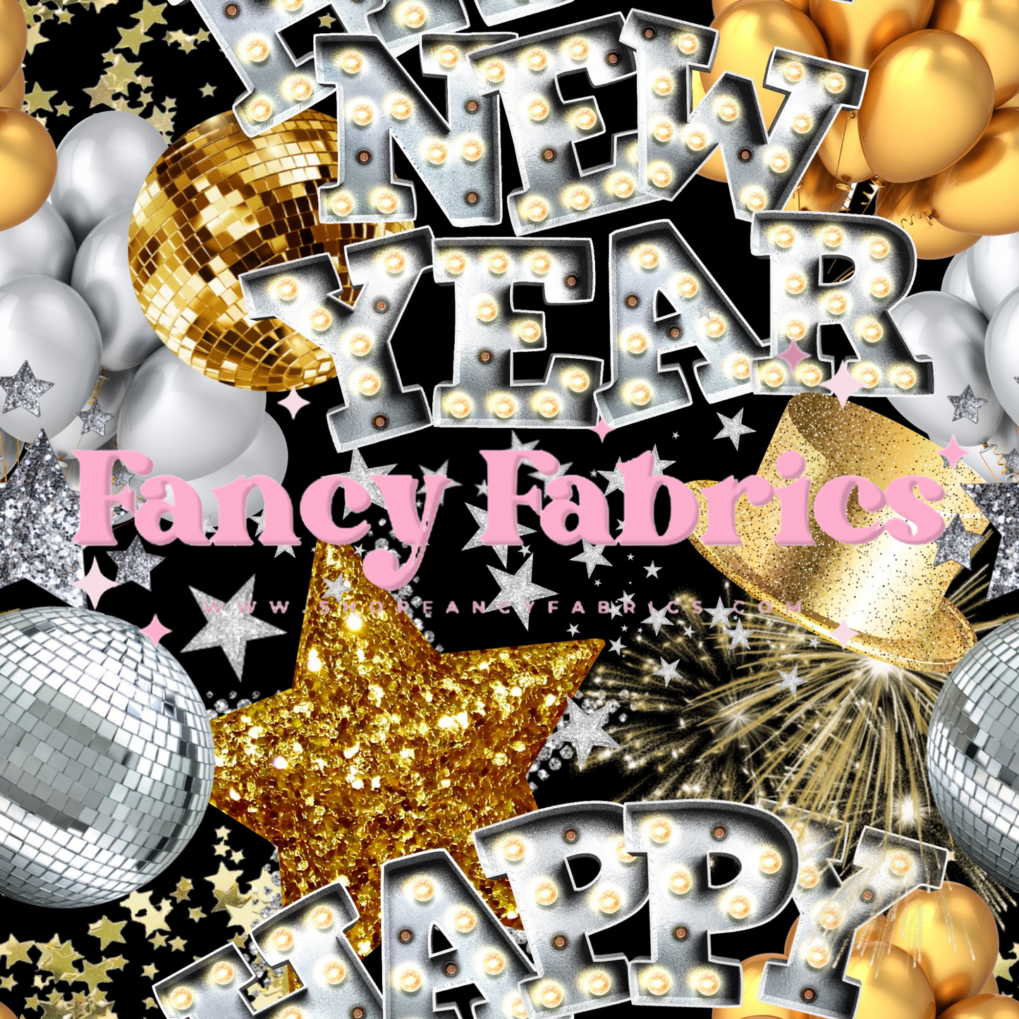 Happy New Year | PREORDER | By The Yard