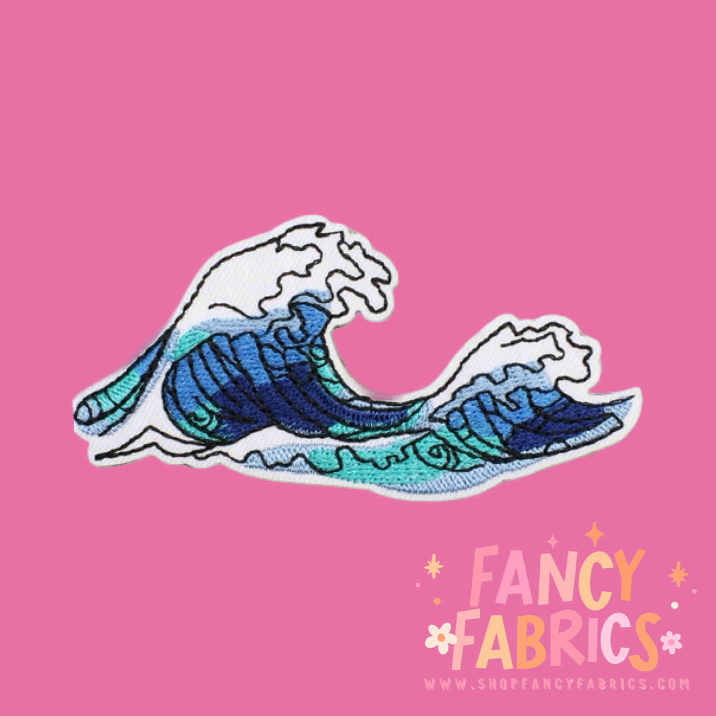 Blue Waves | Iron On Patch