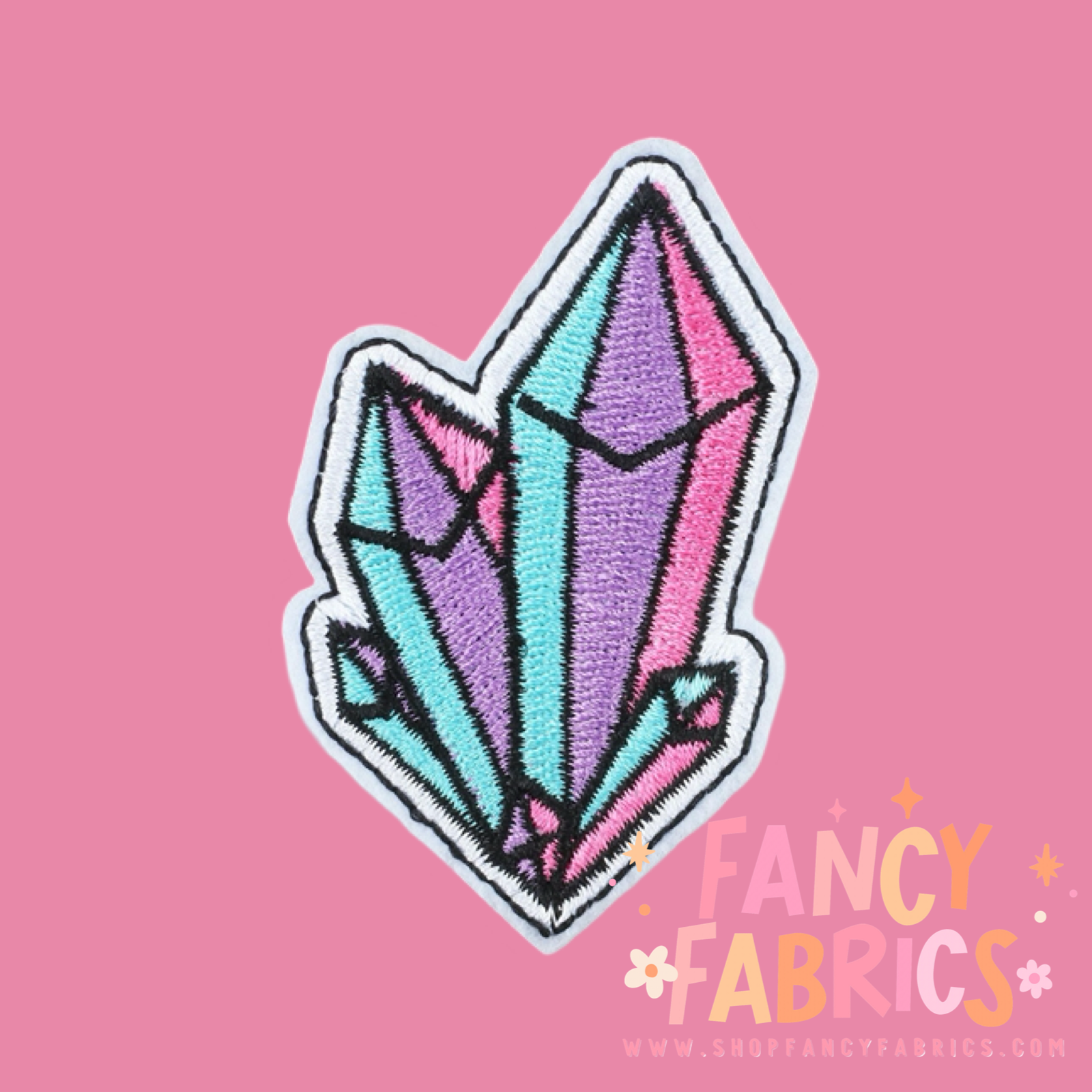 Crystals Iron On Patch