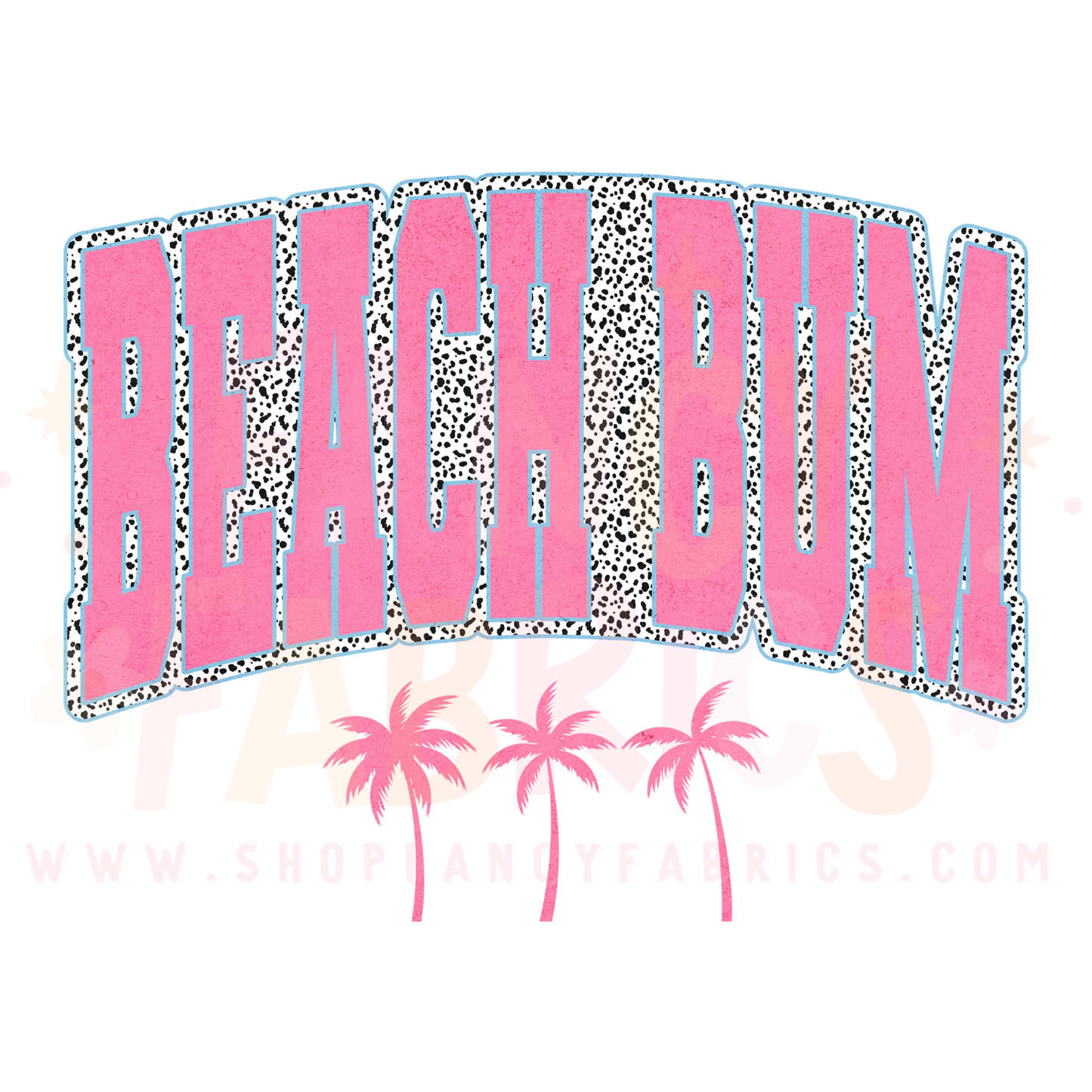 Beach Bum | Adult Size | DTF Transfer | Ready To Ship