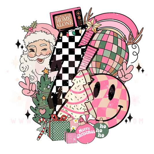 Santa Lightning | Toddler Size | DTF Transfer