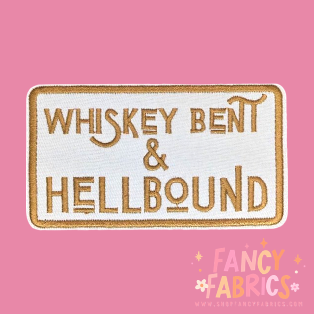 Whiskey Bent | Iron On Patch