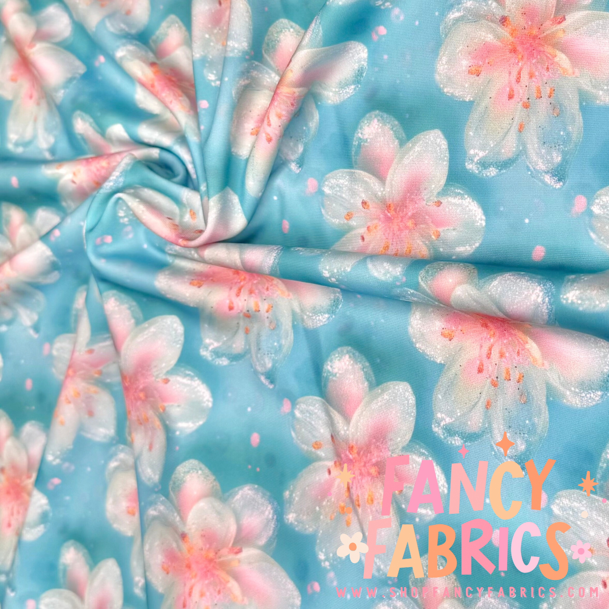 Cherry Blossoms | Swim | 4x4 Scaling | Ready To Ship