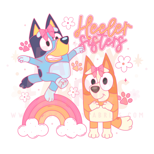 Heeler Sisters | Child Size | DTF Transfer
