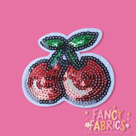 Cherry Sequins 2 | Iron On Patch