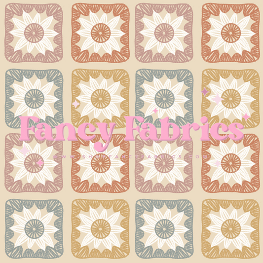 Lauren Liza Designs | Crochet Squares Boho | PREORDER | By The Yard