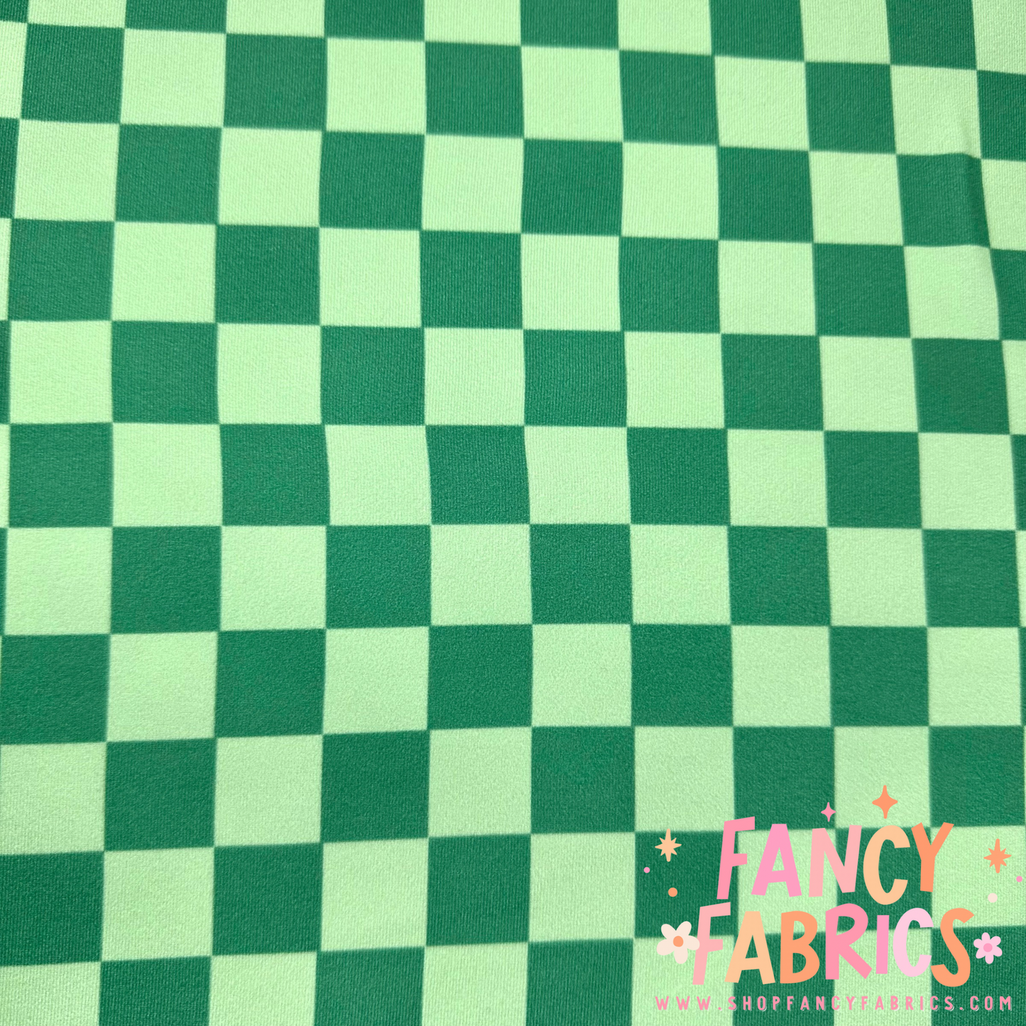 Green Checkers | 6x6 Scaling | DBP | Ready To Ship