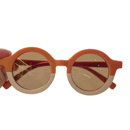 Two Toned Circle (Rust) | RTS Sunnies