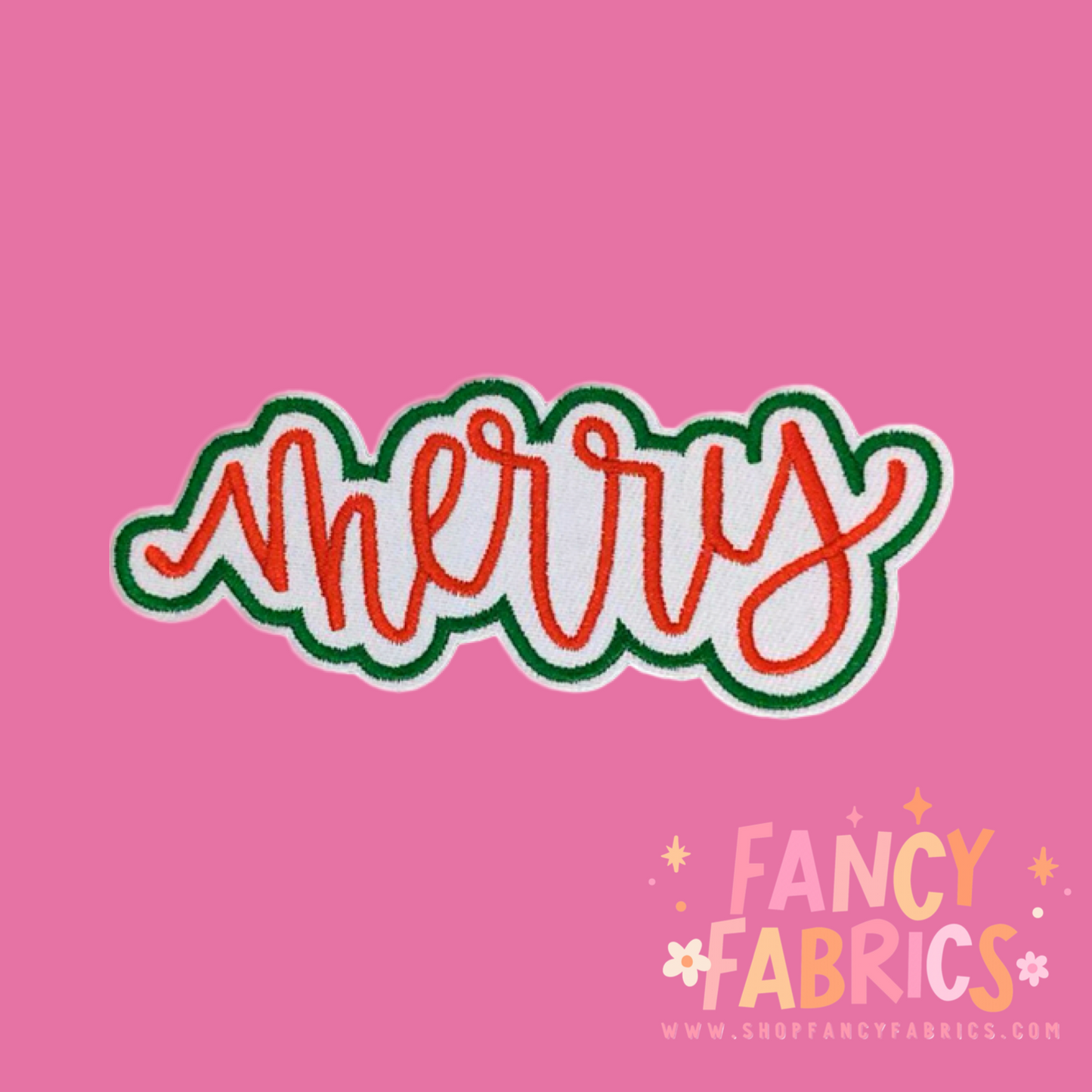 Merry | Iron On Patch