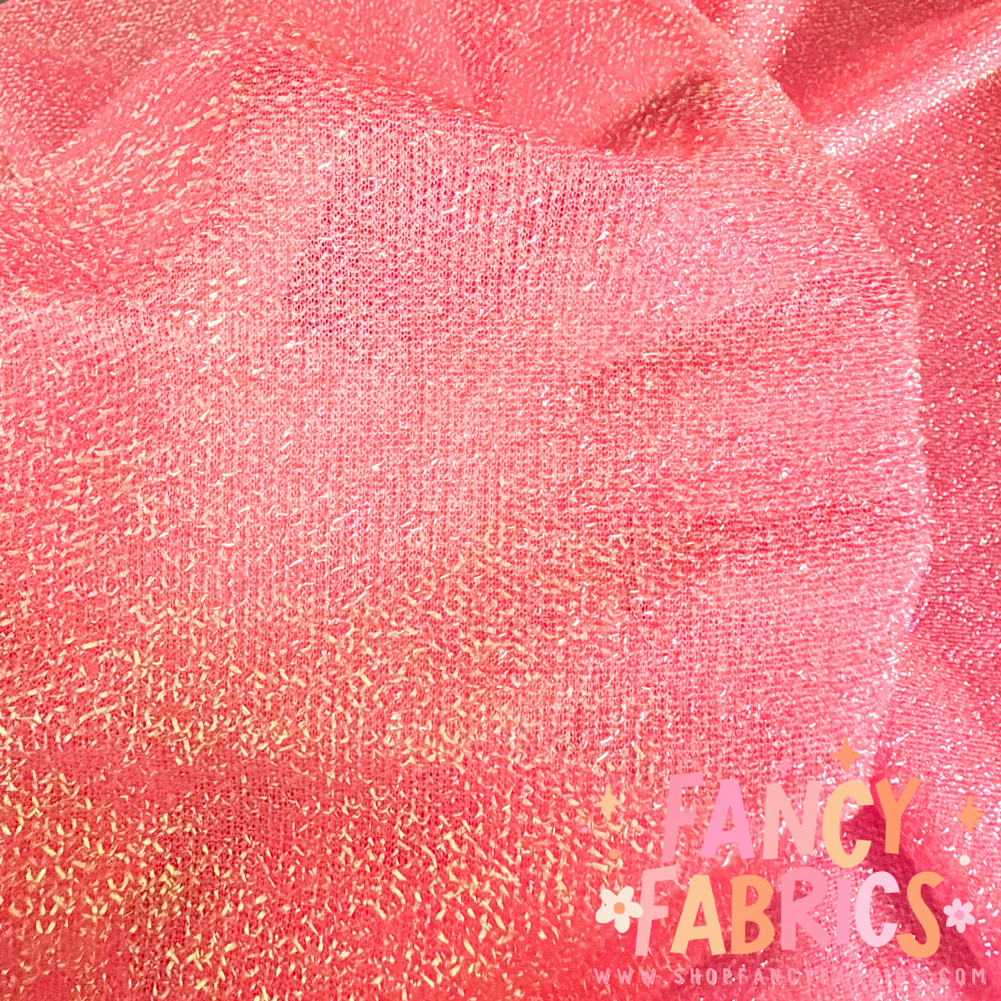 Hot Pink | Tinsel Fabric | Ready To Ship