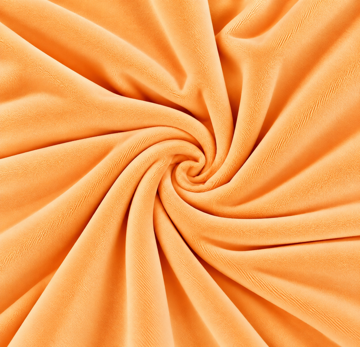 Tangerine | Ultra Plush Stretch Velvet | Ready To Ship