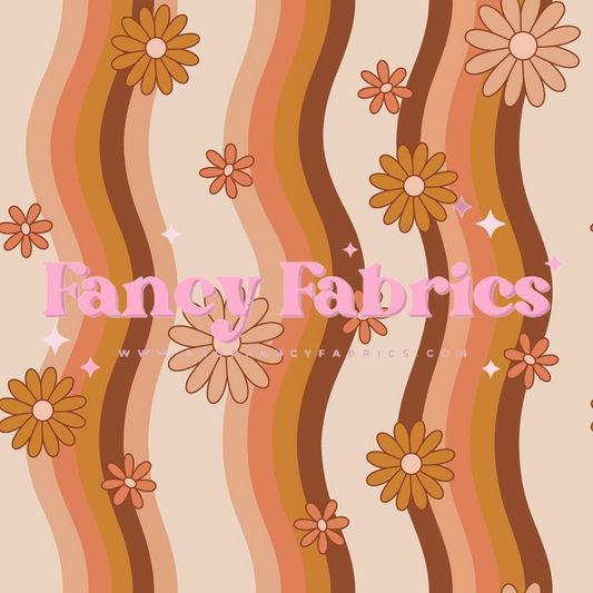 Lauren Liza Designs | Autumn Wavy Stripes | PREORDER | By The Yard