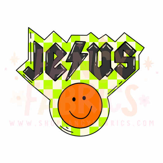 Jesus Bolts  | Child Size | DTF Transfer