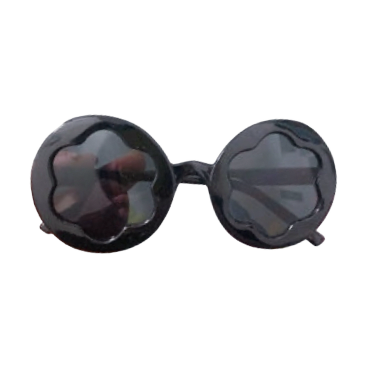 Black Round Floral | RTS Sunnies