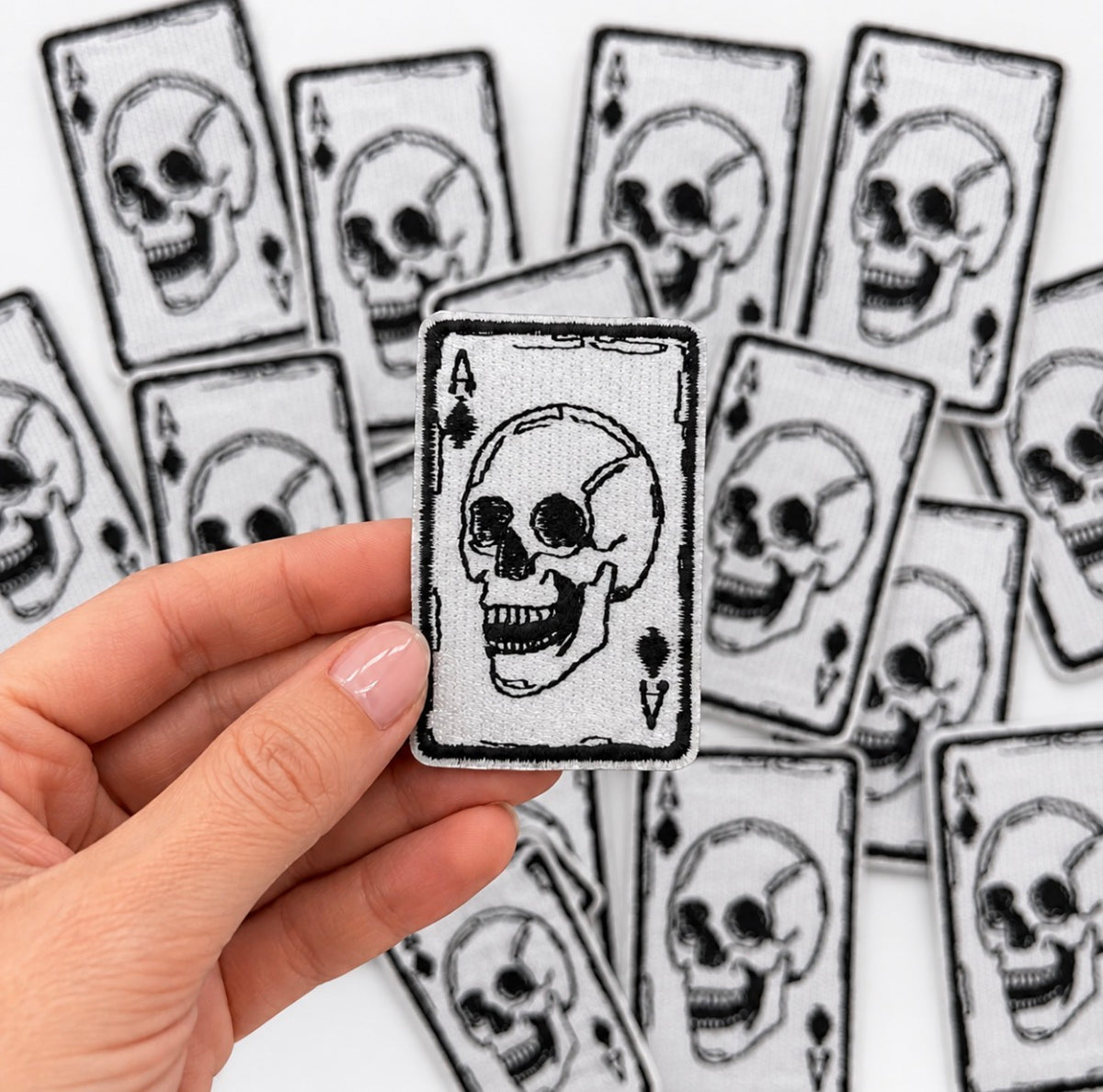 Skull Playing Cards | Iron On Patch