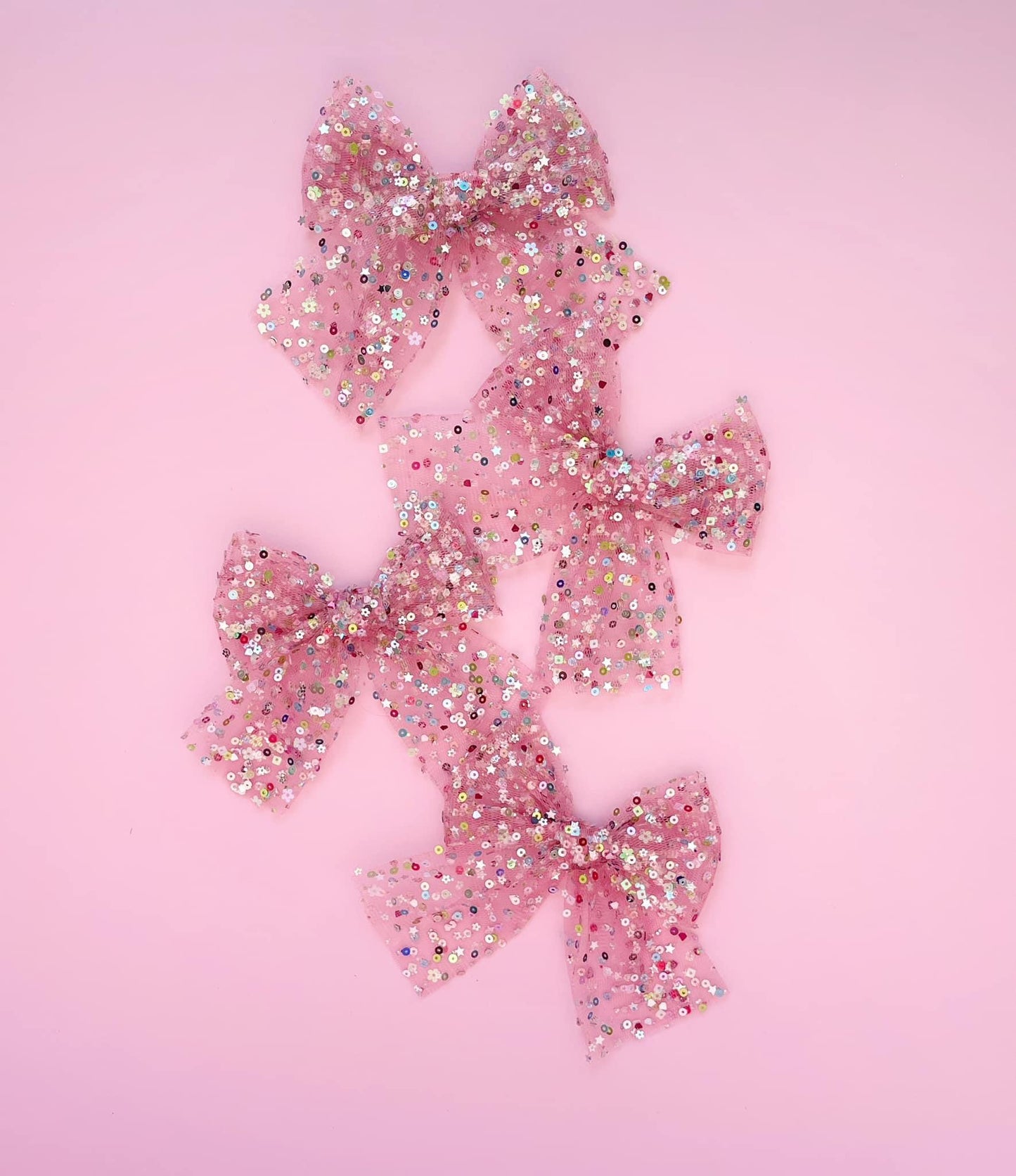 Pink | Confetti Sequin Mesh